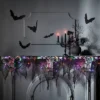 70" LED Lit Spider Webs With Gauze Halloween Novelty Silhouette Lights - Hyde And EEK! Boutique™