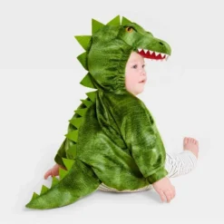 Infant And Toddler Dinosaur Halloween Costume Pullover - Hyde And EEK! Boutique™ Green