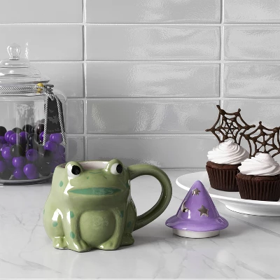 9oz Figural Frog Mug With Lid - Hyde And EEK! Boutique™ 1 9oz Figural Frog Mug With Lid - Hyde And EEK! Boutique™