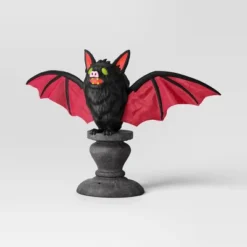 16" Light And Sound Bat On Pedestal Halloween Decorative Prop - Hyde And EEK! Boutique™: Indoor Animated Decor -Halloween Supplies Store GUEST a6aa02f8 41d6 4e11 9326 ea8c0e2a1c53