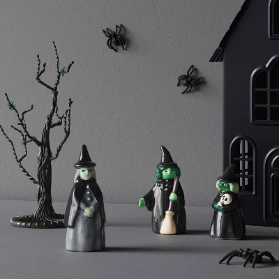 3pc Witch Mini Mantle Ceramic Decorative Accent Set - Hyde And EEK! Boutique™ 1 3pc Witch Mini Mantle Ceramic Decorative Accent Set - Hyde And EEK! Boutique™