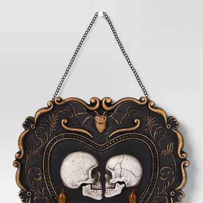19" Talking Skulls Frame Halloween Decorative Prop Black - Hyde And EEK! Boutique™ 3 19" Talking Skulls Frame Halloween Decorative Prop Black - Hyde And EEK! Boutique™ - Image 3