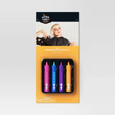 4pk No Mess No Fuss Halloween Costume Makeup Sticks Neon - Hyde And EEK! Boutique™ 2 4pk No Mess No Fuss Halloween Costume Makeup Sticks Neon - Hyde And EEK! Boutique™ - Image 2