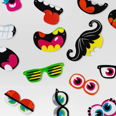 75pc Pumpkin Pusher Silly Face Halloween Decorative Prop Kit - Hyde And EEK! Boutique™ 2 75pc Pumpkin Pusher Silly Face Halloween Decorative Prop Kit - Hyde And EEK! Boutique™ - Image 2