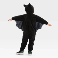 Toddler Bat Halloween Costume Jumpsuit - Hyde And EEK! Boutique™ Black