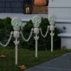 49" Skeletons Fence Stakes Halloween Decorative Prop Off-White - Hyde And EEK! Boutique™