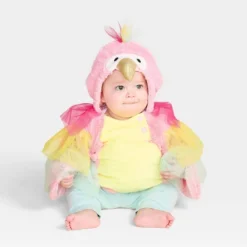 Infant And Toddler Parrot Halloween Costume Pullover - Hyde And EEK! Boutique™ Pink -Halloween Supplies Store GUEST b935c41b 259e 48e4 908a 7aa3a13f689b