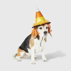 Candy Corn Witch Hat Dog And Cat Costume - Hyde And EEK! Boutique™ Black -Halloween Supplies Store GUEST bb281019 8a20 4ea0 be67 ed339a8e98c5