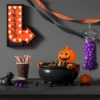 10" Light And Sound Jack Skeleton Candy Bowl Halloween Decorative Prop Black - Hyde And EEK! Boutique™
