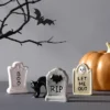 3pc Tombstones Mini Mantle Ceramic Decorative Accent Set - Hyde And EEK! Boutique™