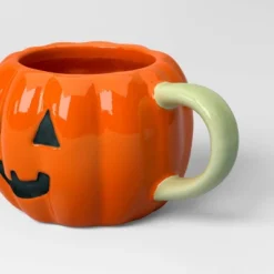 9.5 Fl Oz Jack-o-Lantern Mini Figural Mug With Lid - Hyde And EEK! Boutique™ -Halloween Supplies Store GUEST bf62a093 db37 4dae 9b50 4fabde5299fc