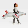 Kids' Fighter Jet Ride On Halloween Costume Inflatable Suits - Hyde And EEK! Boutique™ Gray One Size Fits Most