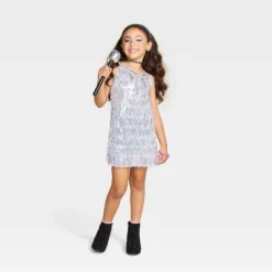 Kids' Pop Star Costume Dress Silver - Hyde And EEK! Boutique™ 5 Kids' Pop Star Costume Dress Silver - Hyde And EEK! Boutique™ -Halloween Supplies Store GUEST c20c3142 d070 4365 a9f0 5a7e3839f2c4