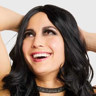 Adult Premium Black Halloween Wig - Hyde And EEK! Boutique™ 2 Adult Premium Black Halloween Wig - Hyde And EEK! Boutique™ - Image 2