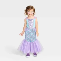 Toddler Magical Mermaid Costume Dress - Hyde And EEK! Boutique™ Aqua Blue -Halloween Supplies Store GUEST ca8136f1 1e52 47fa b705 91a3a2f89983