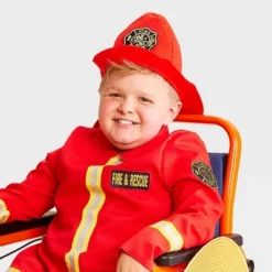 Toddler Glows In The Dark Firefighter With Wheel Cover Adaptive Costume - Hyde And EEK! Boutique™ -Halloween Supplies Store GUEST cab4ba31 f780 4ca8 819d 47c953af9b1b