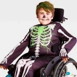 Light Up Glows Under Blacklight Electric Bones Skeleton Adaptive Kids' Costume - Hyde And EEK! Boutique™ -Halloween Supplies Store GUEST d0b30eda 36e0 414d b9d5 c924b7d279bf