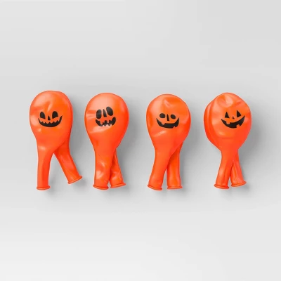 8pk Pumpkins Balloon Set - Hyde And EEK! Boutique™ 2 8pk Pumpkins Balloon Set - Hyde And EEK! Boutique™ - Image 2
