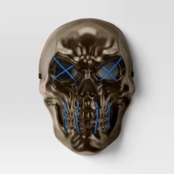 Adult Accessories Light Up Grim Skull Mask - Hyde And EEK! Boutique™