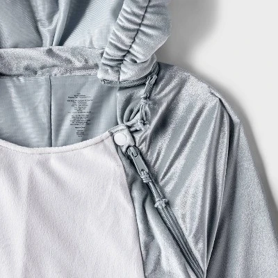 Adult Adaptive Shark Halloween Costume Jumpsuit - Hyde And EEK! Boutique™ Gray 3 Adult Adaptive Shark Halloween Costume Jumpsuit - Hyde And EEK! Boutique™ Gray - Image 3