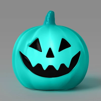 8" Lit Pumpkin Blow Mold Halloween Decorative Prop - Hyde And EEK! Boutique™ 5 8" Lit Pumpkin Blow Mold Halloween Decorative Prop - Hyde And EEK! Boutique™ - Image 5
