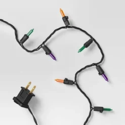 100ct LED Tri Color Halloween Indoor Outdoor Miniature String Lights Purple/Teal/Black - Hyde And EEK! Boutique™ -Halloween Supplies Store GUEST dad9b45f 95ae 4f1e 8253 879affd53df0