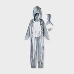 Adult Adaptive Shark Halloween Costume Jumpsuit - Hyde And EEK! Boutique™ Gray