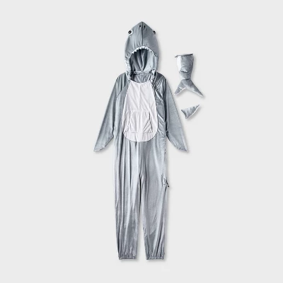 Adult Adaptive Shark Halloween Costume Jumpsuit - Hyde And EEK! Boutique™ Gray 1 Adult Adaptive Shark Halloween Costume Jumpsuit - Hyde And EEK! Boutique™ Gray