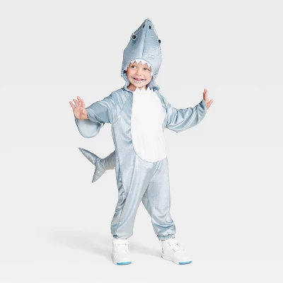 Toddler Shark Halloween Costume Jumpsuit - Hyde And EEK! Boutique™ Gray 3 Toddler Shark Halloween Costume Jumpsuit - Hyde And EEK! Boutique™ Gray - Image 3