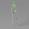 60" Light And Sound Poseable Lifesize Skeleton Halloween Decorative Prop Off-White - Hyde And EEK! Boutique™