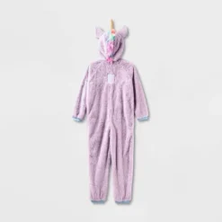Kids' Unicorn Adaptive Halloween Costume Jumpsuit - Hyde And EEK! Boutique™ Purple