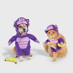 Halloween Gorilla Dog And Cat Frontal Costume With Banana Toy - Hyde And EEK! Boutique™ -Halloween Supplies Store GUEST e1de454d a723 4930 8e26 a3363822f13e