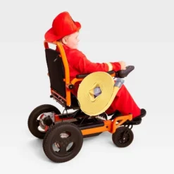 Kids' Glows In The Dark Firefighter With Wheel Cover Adaptive Costume - Hyde And EEK! Boutique™