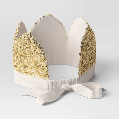 Kids' Crown Costume Headwear - Hyde And EEK! Boutique™ Gold/Ivory 2 Kids' Crown Costume Headwear - Hyde And EEK! Boutique™ Gold/Ivory - Image 2