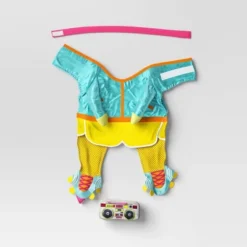 Halloween Retro Skater Dog And Cat Frontal Costume With Boombox Toy - Hyde And EEK! Boutique™